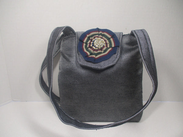 Gunmetal and Rhinestone