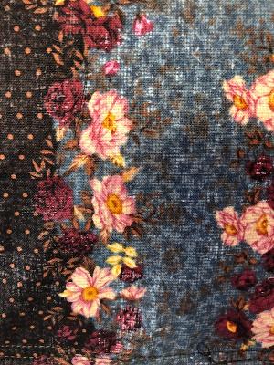 Country Denim Clutch Purse/Matching Mask